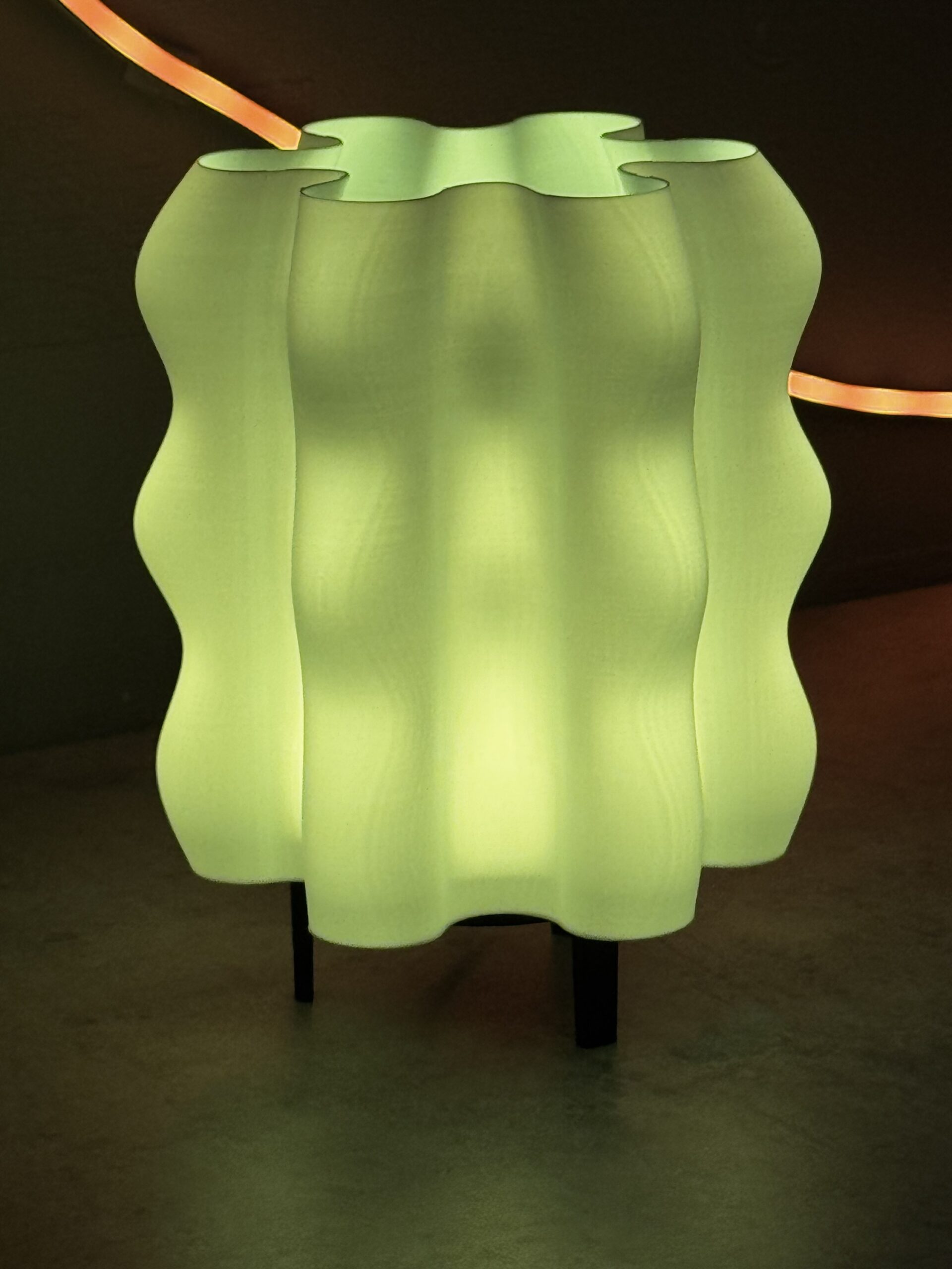 Designerska Lampa LED RGB | Organic Wave - obrazek 7