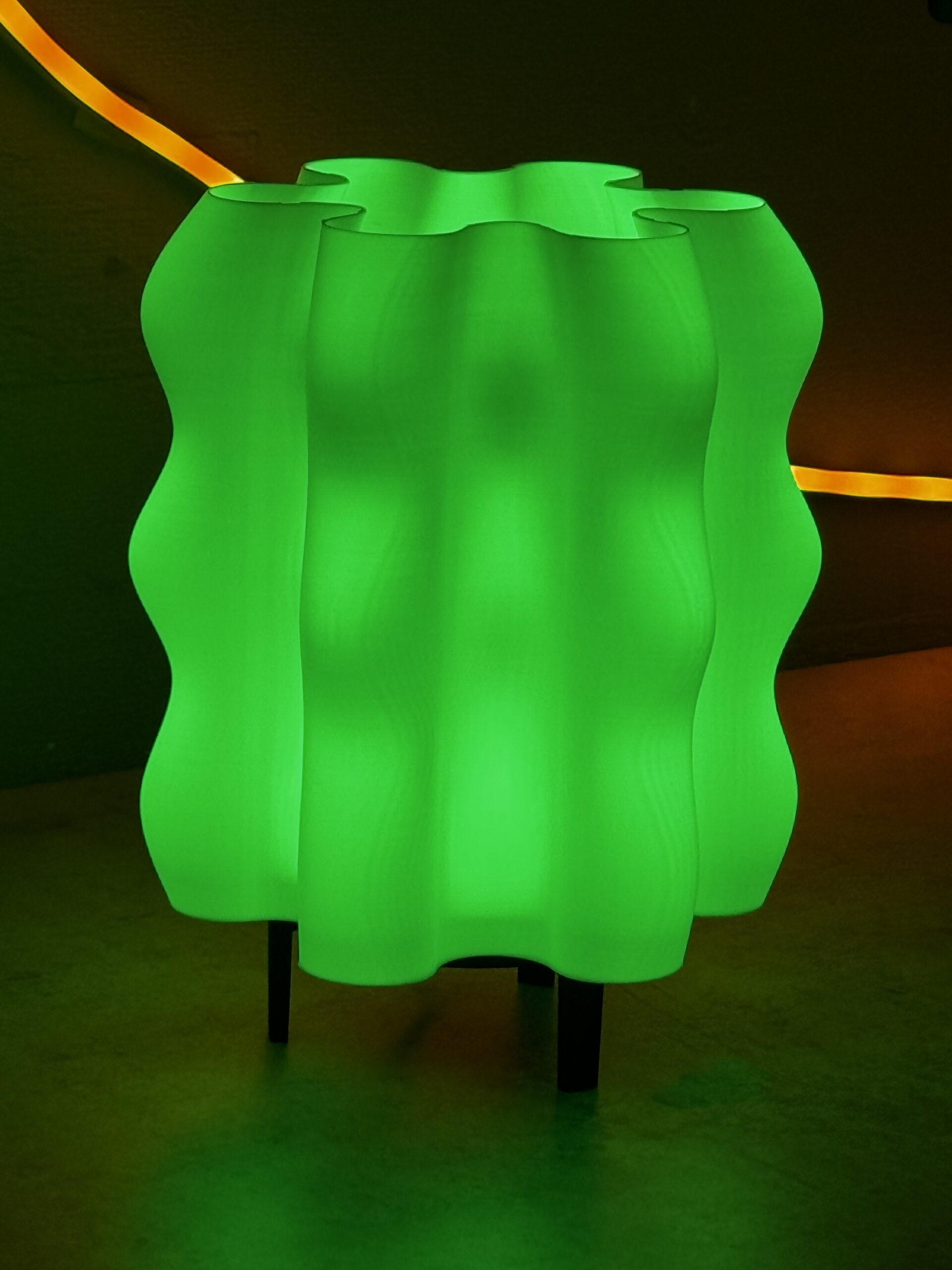 Designerska Lampa LED RGB | Organic Wave - obrazek 4