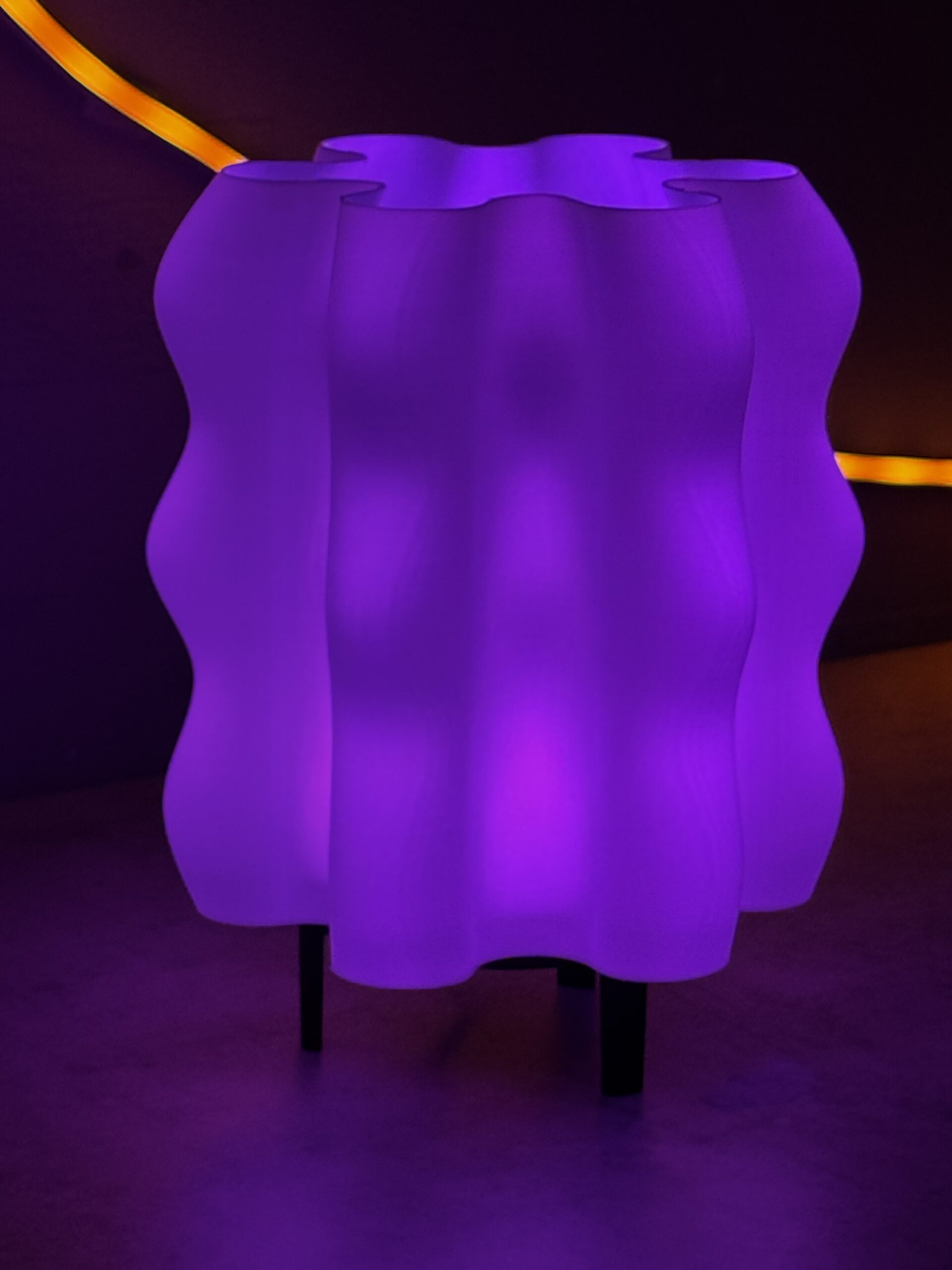 Designerska Lampa LED RGB | Organic Wave - obrazek 6