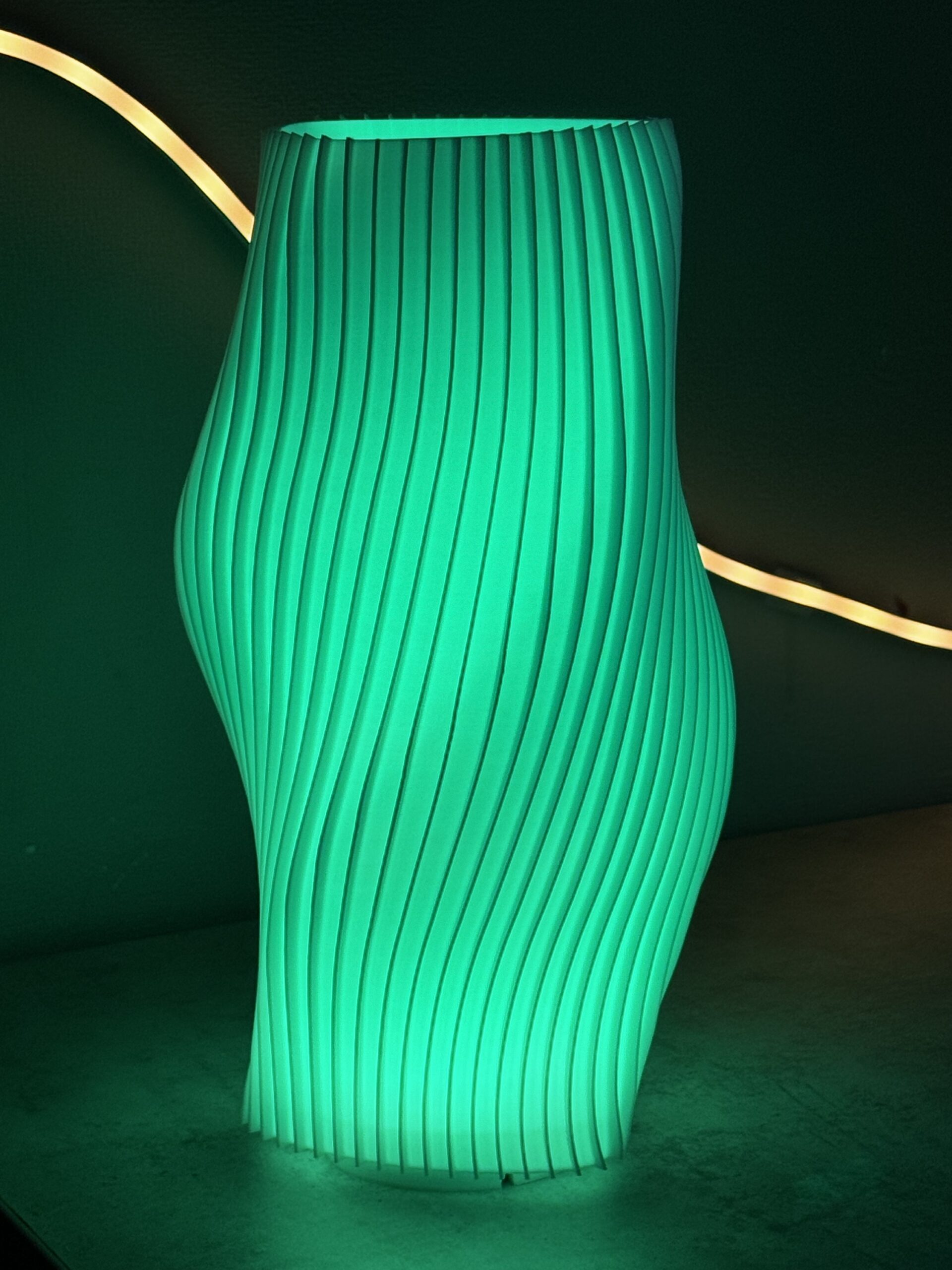 Designerska Lampa LED RGB | Spiral Twist - obrazek 5