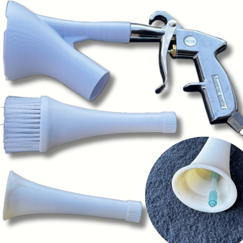 Pistolet Do Czyszczenia Tapicerki TornadoGun + 3 Końcówki i Redukcja