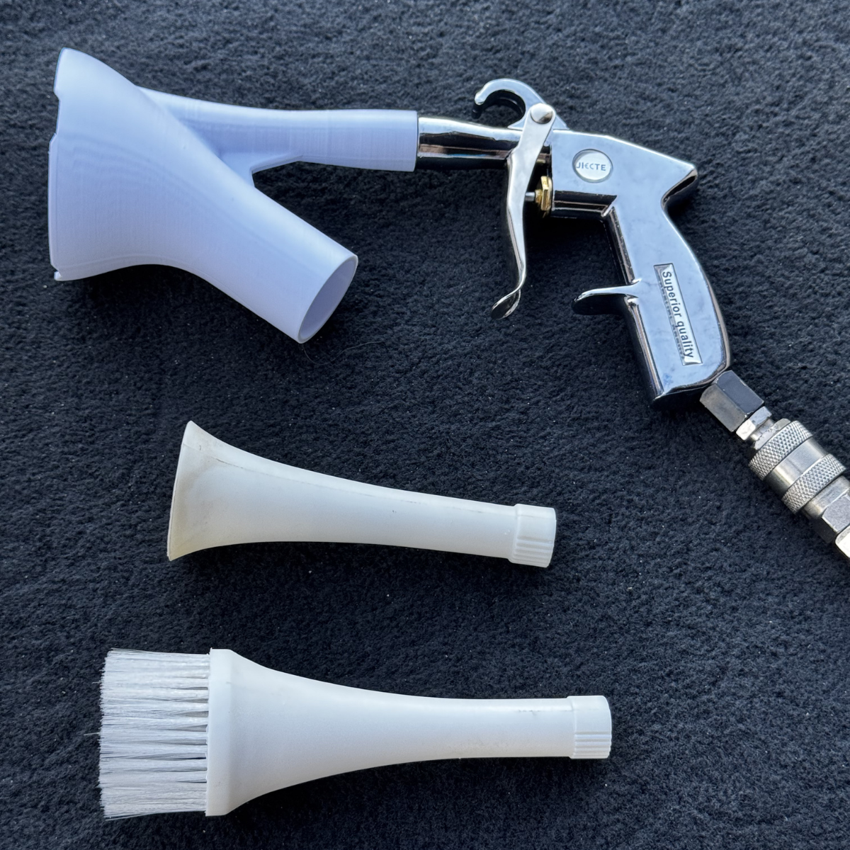 Pistolet Do Czyszczenia Tapicerki TornadoGun + 3 Końcówki i Redukcja - obrazek 6