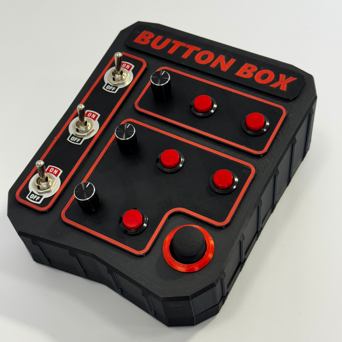 Panel Przycisków USB ButtonBox Kokpit Do SimRacing Przyciski Enkodery Joystick - obrazek 2