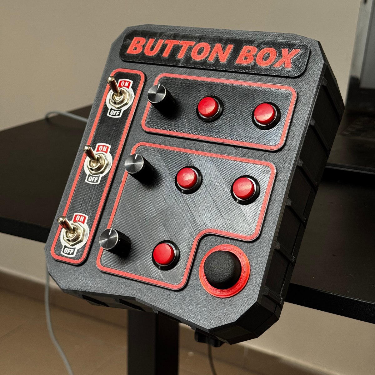 Panel Przycisków USB ButtonBox Kokpit Do SimRacing Przyciski Enkodery Joystick - obrazek 7