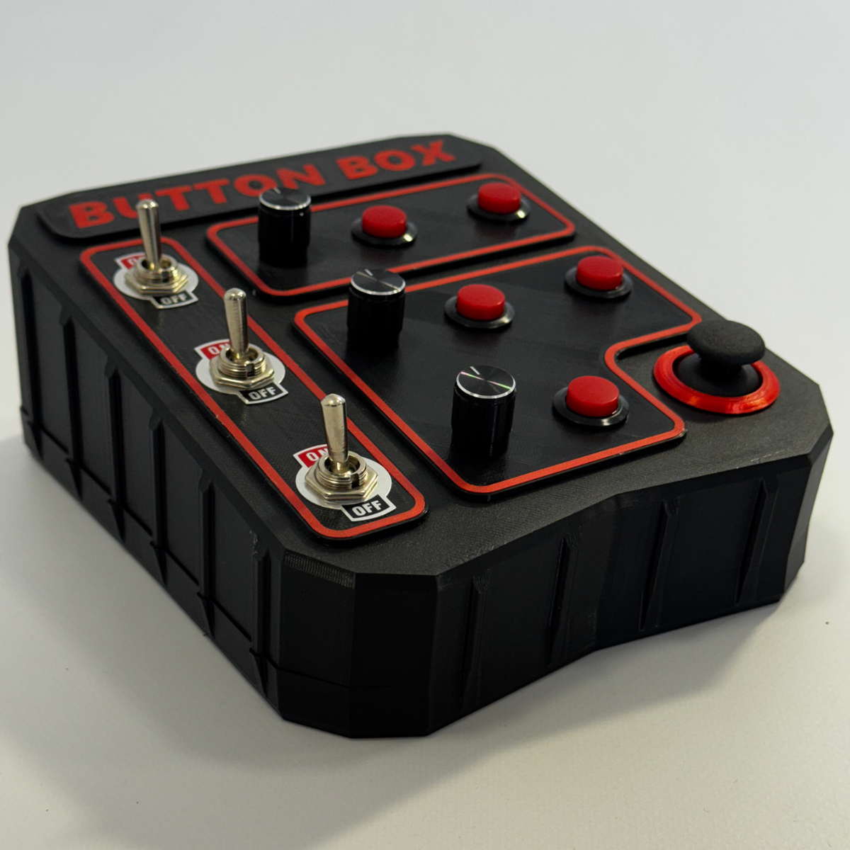 Panel Przycisków USB ButtonBox Kokpit Do SimRacing Przyciski Enkodery Joystick - obrazek 4