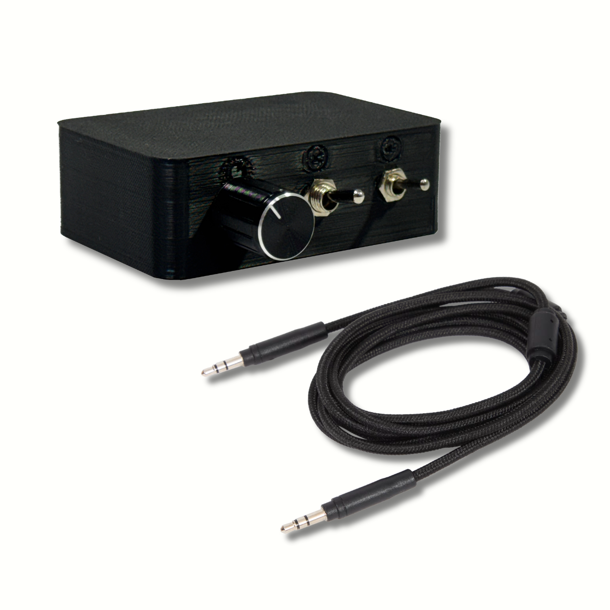 Przełącznik Audio Mini Jack 3,5mm Switch Źródła Dźwięku + Kabel AUX - obrazek 2